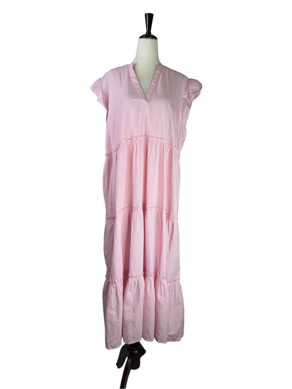Simply Southern Pale Pink Tiered Maxi Dress